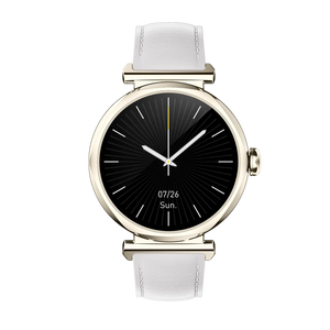 Runmefit GRACE Smart Watch for Women with elegant design and 1.27-inch display on a white strap.