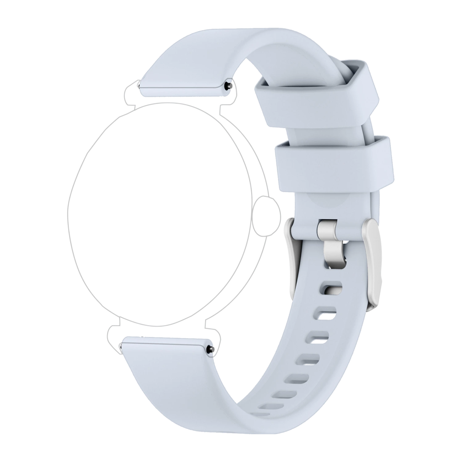 Bracelet de remplacement pour montre intelligente Runmefit GRACE, largeur 18 mm
