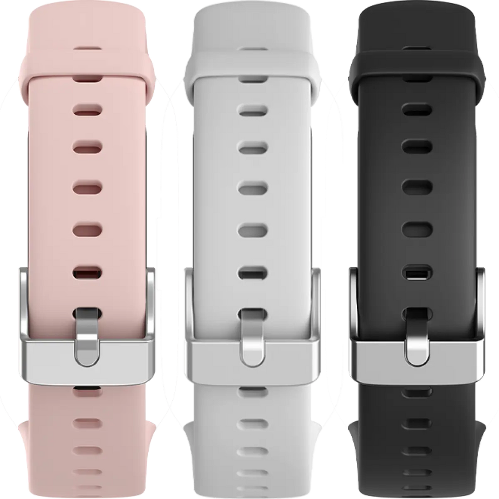 Bracelet de rechange en silicone pour <tc>Runmefit</tc> Bracelet connecté GTL2, pack de 3 modèles
