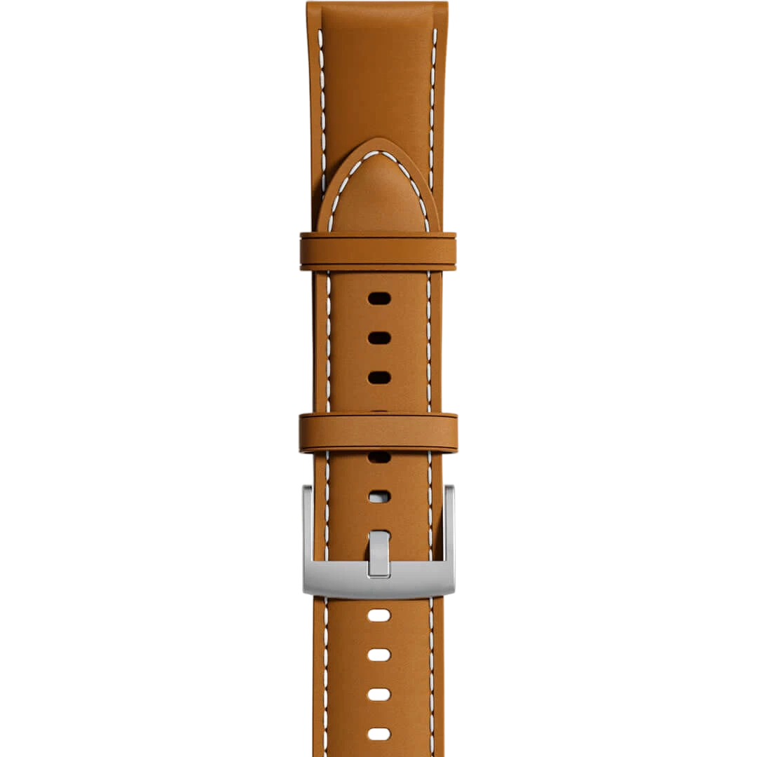 Bracelet de remplacement en cuir pour <tc>Runmefit</tc> Montre connectée, largeur 22 mm